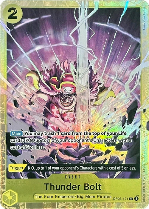 Image for Thunder Bolt (Premium Card Collection -Best Selection Vol. 1-) (OP03-121) (One Piece Promotion Cards) - One Piece Card Game