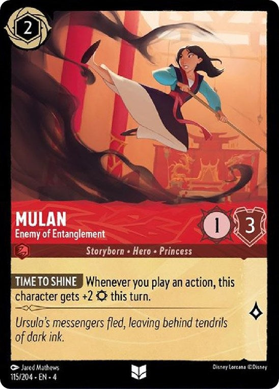 Mulan - Enemy of Entanglement (115/204) (Ursula's Return)
