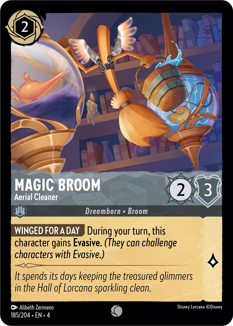 Magic Broom - Aerial Cleaner (185/204) (Ursula's Return)