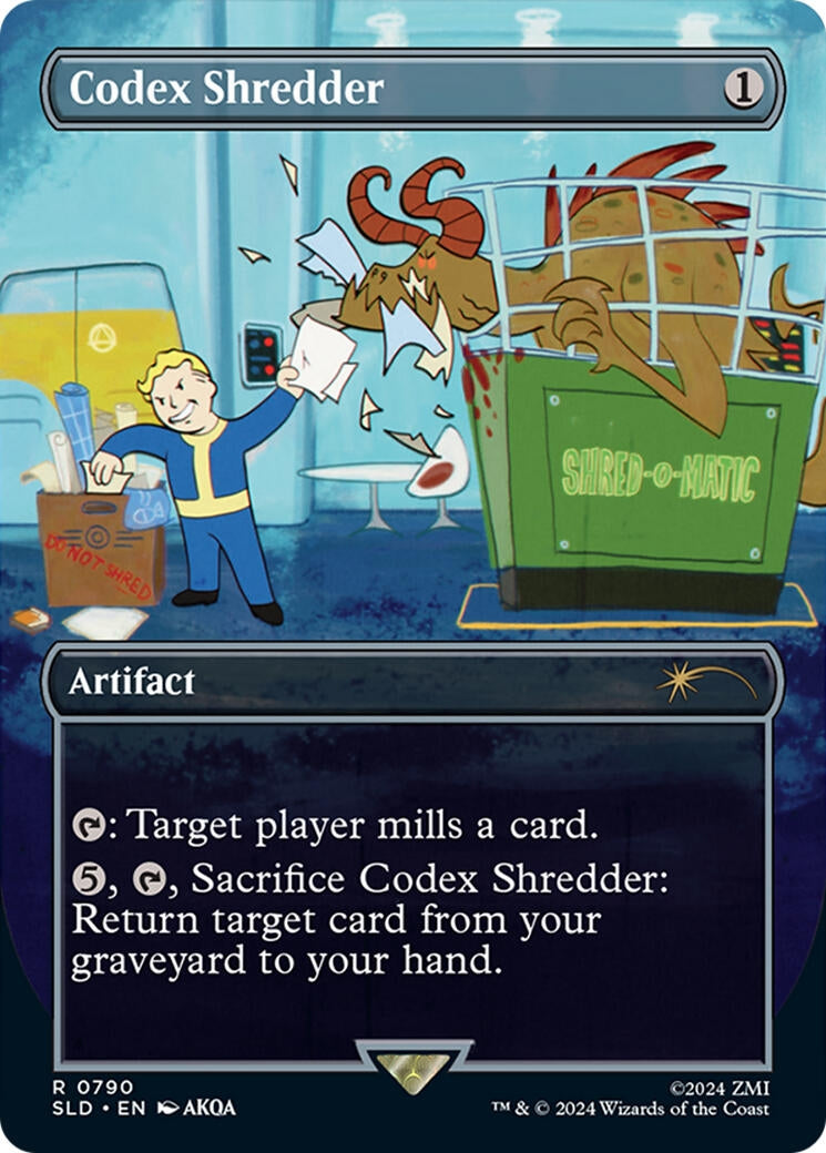 Codex Shredder (Rainbow Foil) (790) (Secret Lair Drop Series)