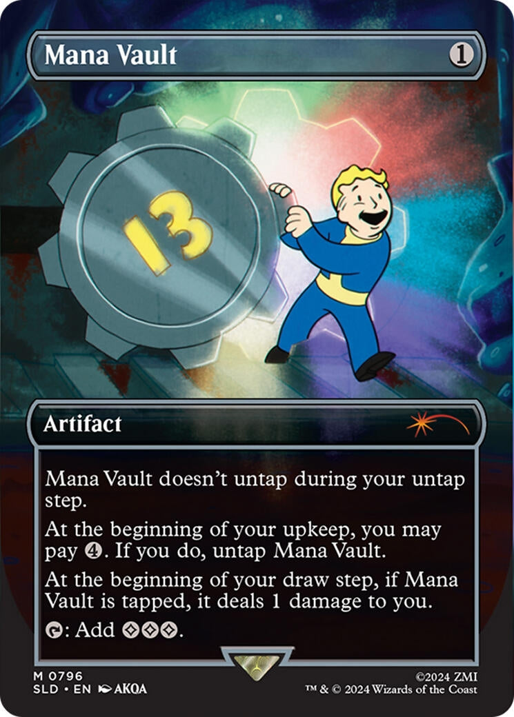 Mana Vault (Rainbow Foil) (796) (Secret Lair Drop Series)