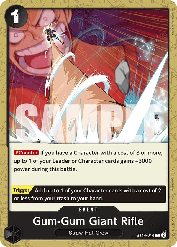 Image for Gum-Gum Giant Rifle (ST14-014) (Starter Deck 14: 3D2Y) - One Piece Card Game