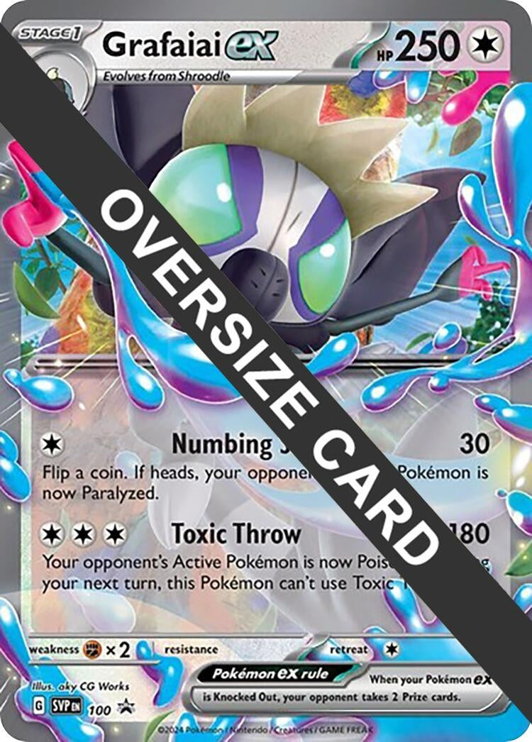 Image for Grafaiai ex - 100 (SV: Scarlet & Violet Promo Cards) (100) (Jumbo Cards) - Pokemon