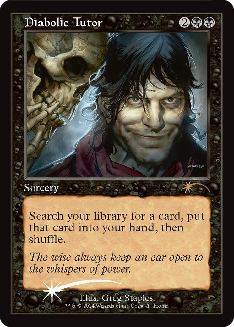 Diabolic Tutor (1) (WPN & Gateway Promos)