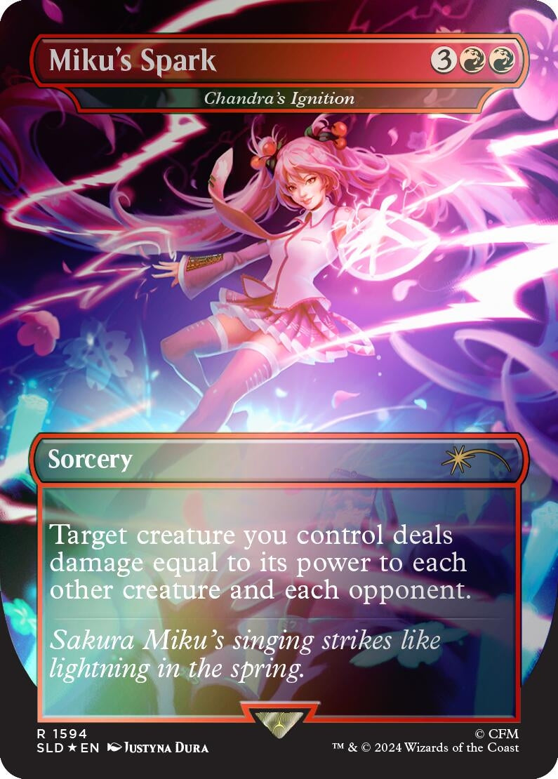 Miku's Spark - Chandra's Ignition (Rainbow Foil) (1594) (Secret Lair Drop Series)