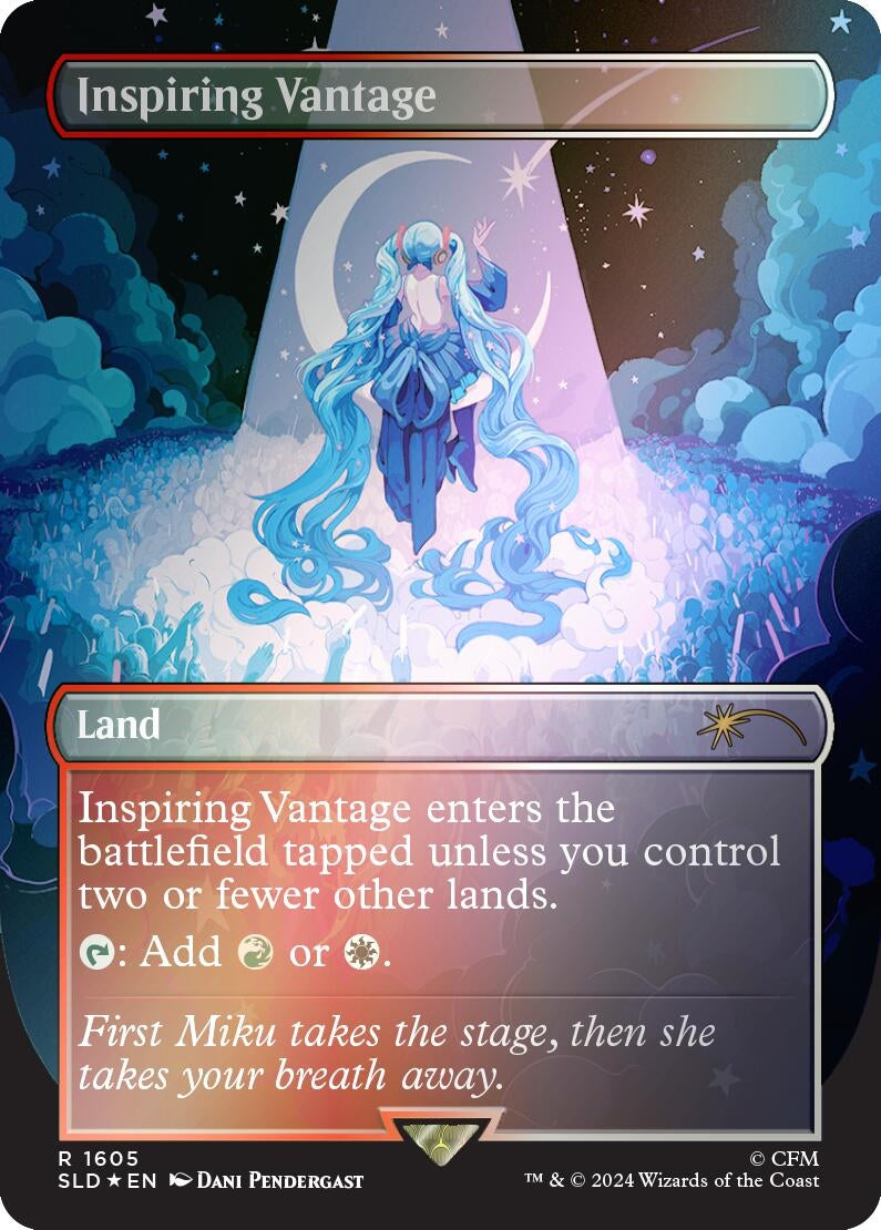 Inspiring Vantage (1605) (Rainbow Foil) (1605) (Secret Lair Drop Series)