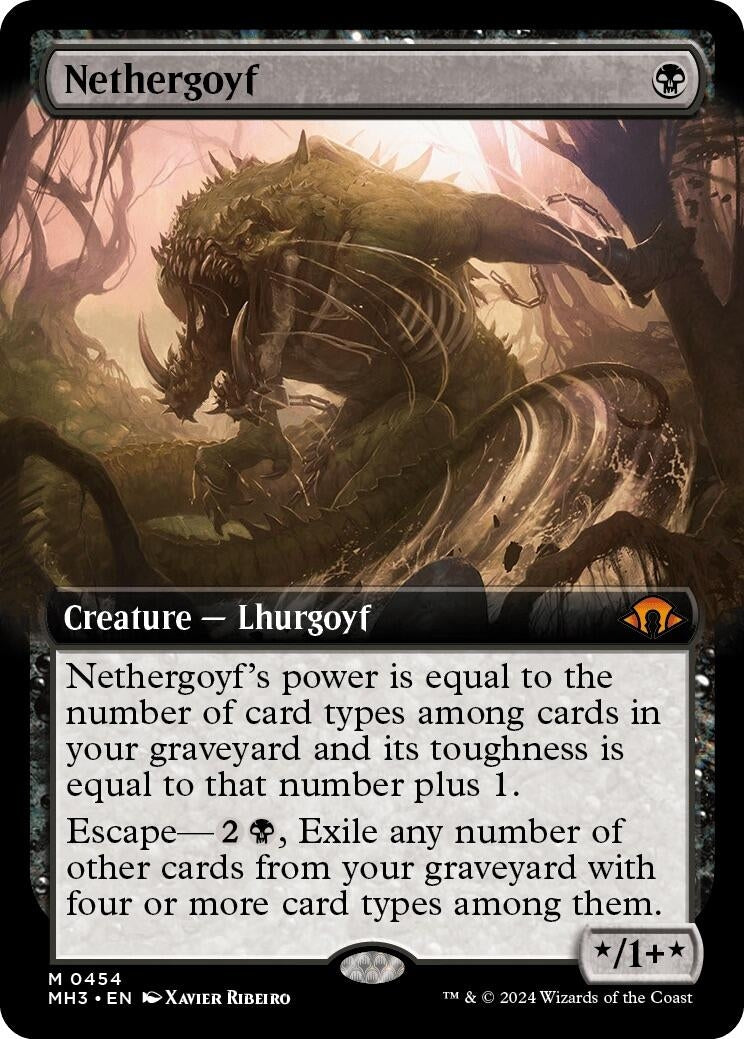 Nethergoyf (Extended Art) (454) (Modern Horizons 3)