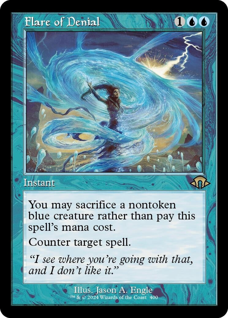 Flare of Denial (Retro Frame) (400) (Modern Horizons 3) (MH3)