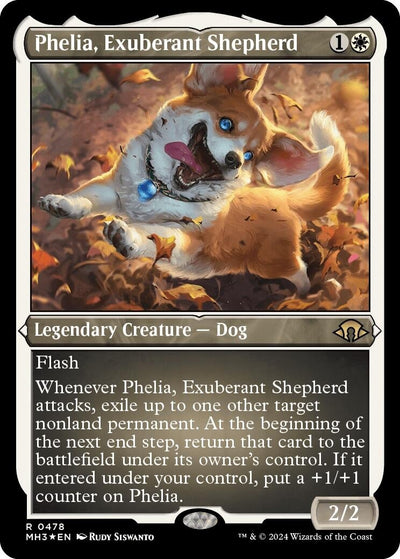 Phelia, Exuberant Shepherd (Foil Etched) (478) (Modern Horizons 3)