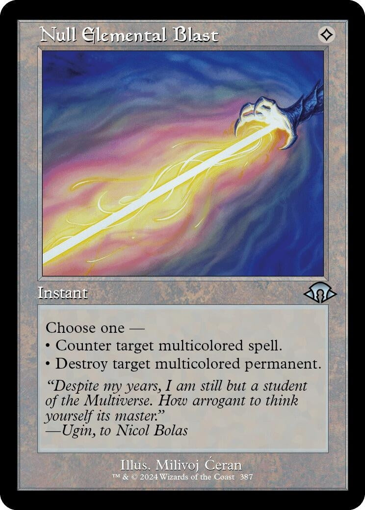 Null Elemental Blast (Retro Frame) (387) (Modern Horizons 3)