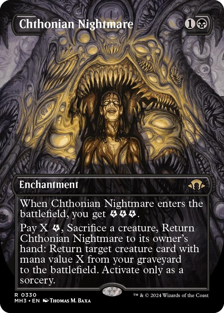 Chthonian Nightmare (Borderless) (330) (Modern Horizons 3)