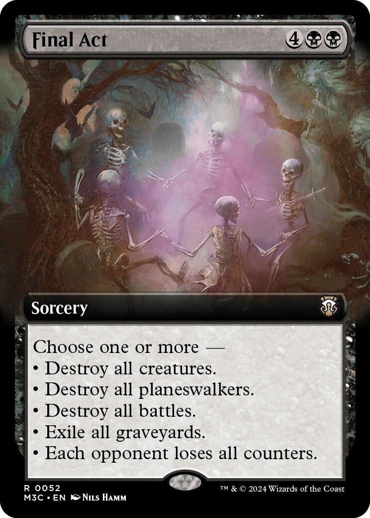 Final Act (Extended Art) (52) (Commander: Modern Horizons 3)