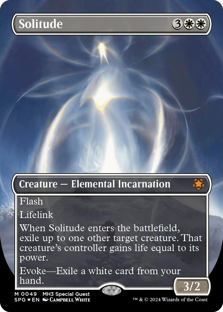 Solitude (Borderless) (Textured Foil) (49) (Special Guests)