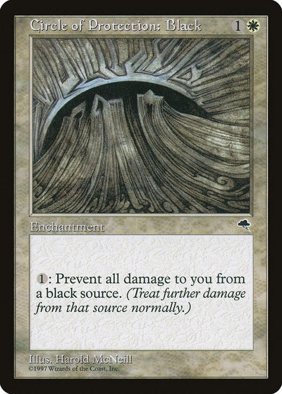 Circle of Protection: Black (8) (Tempest)