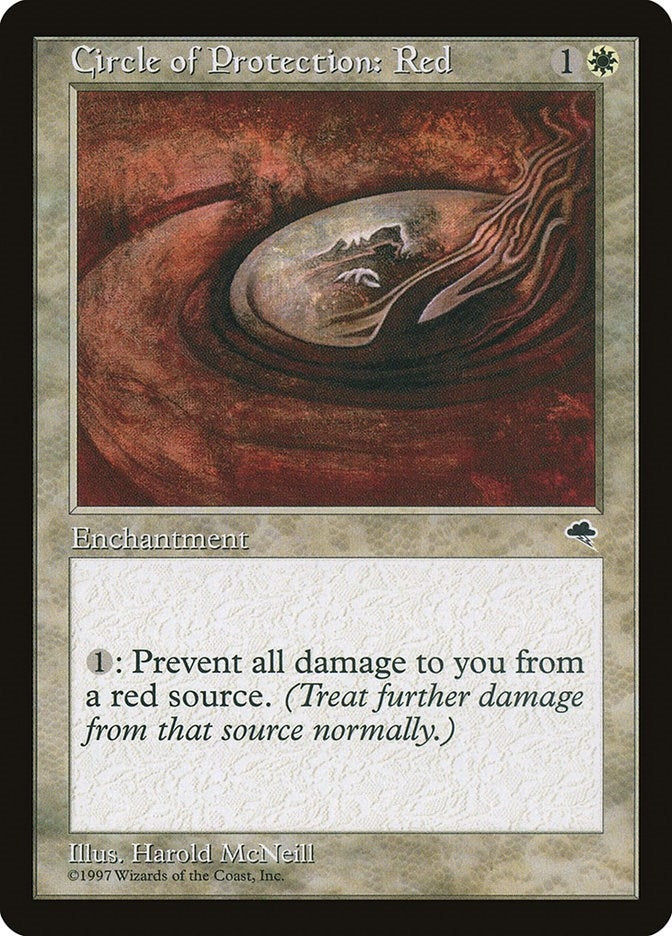Circle of Protection: Red (11) (Tempest)