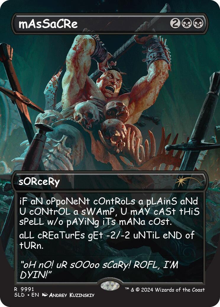 mAsSaCRe (9991) (Secret Lair Drop Series)