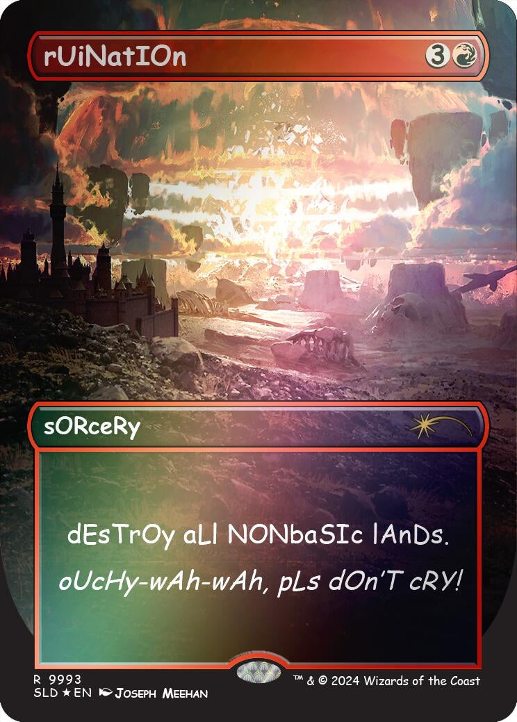 rUiNatIOn (Rainbow Foil) (9993) (Secret Lair Drop Series)