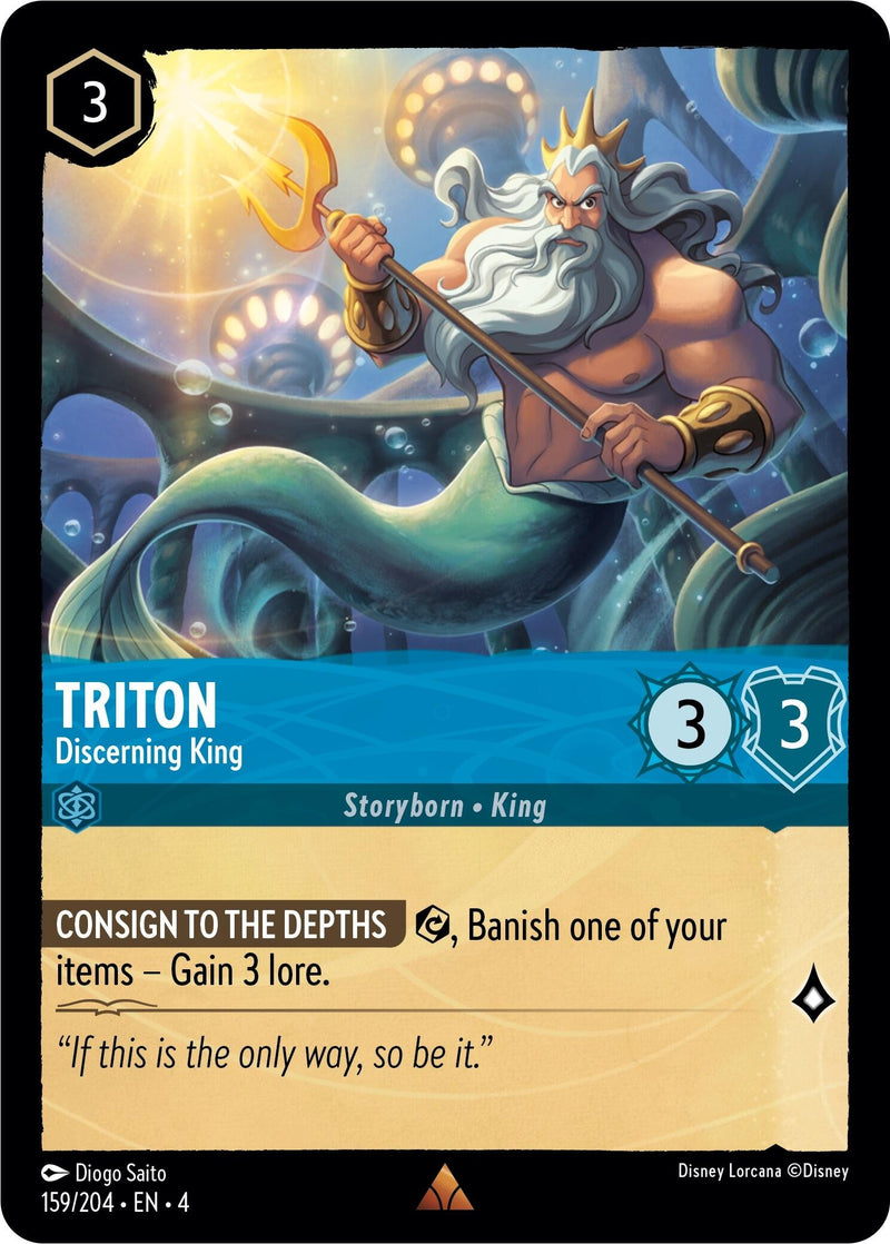 Triton - Discerning King (159/204) (Ursula's Return)