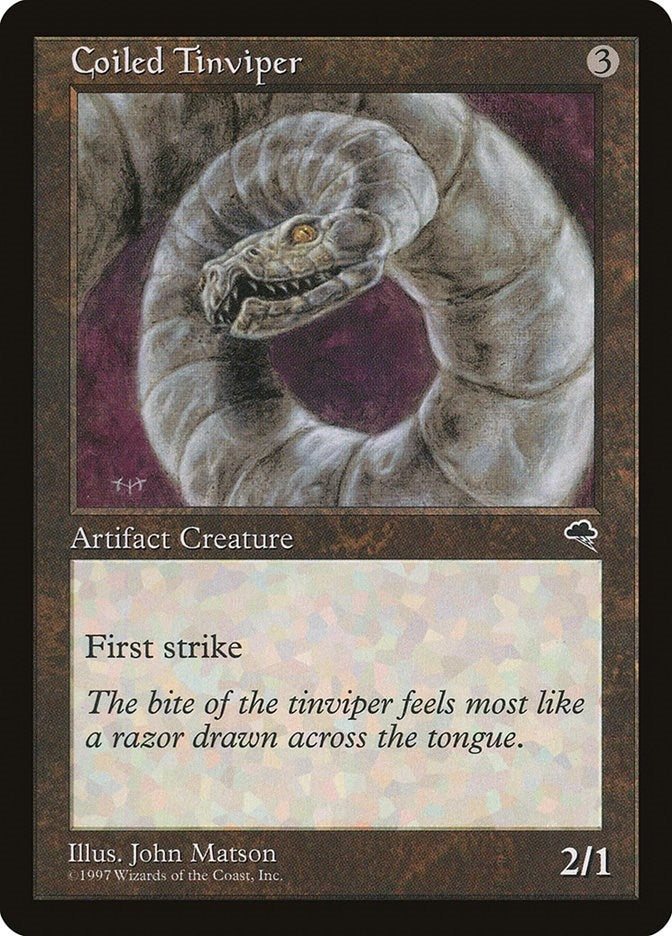 Coiled Tinviper (279) (Tempest)