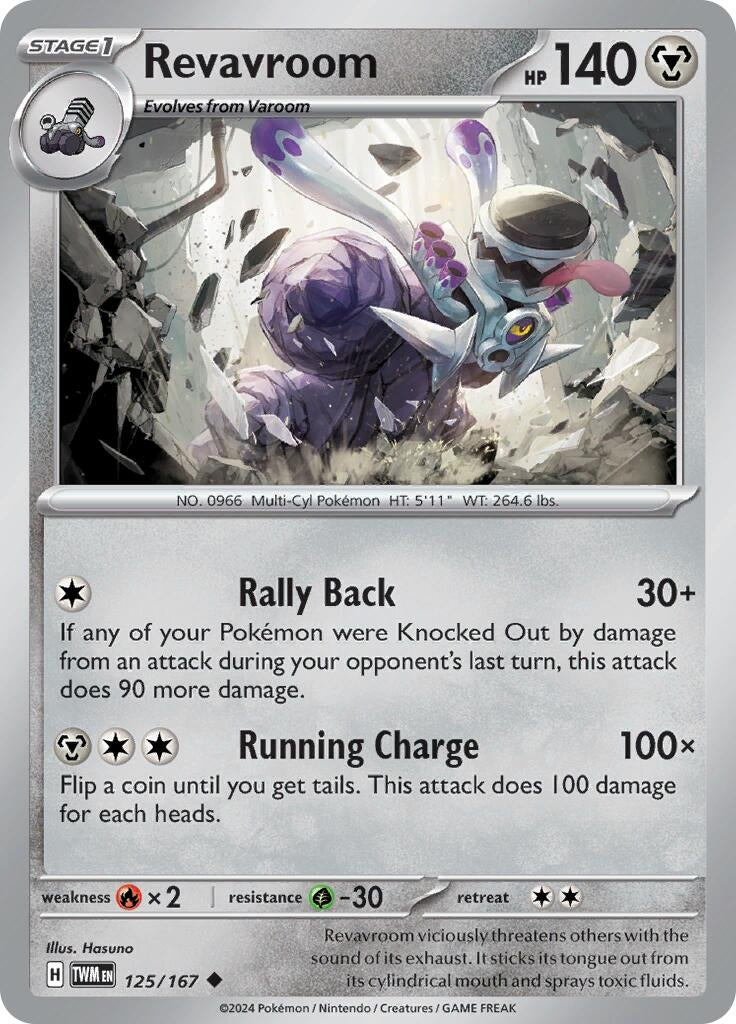 Image for Revavroom (125/167) (SV06: Twilight Masquerade) - Pokemon