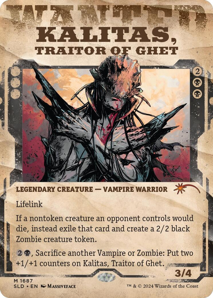 Kalitas, Traitor of Ghet (1687) (Secret Lair Drop Series)