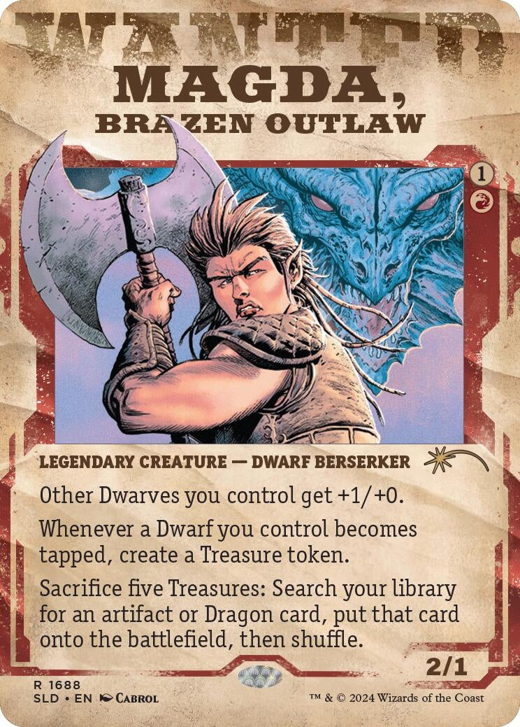 Magda, Brazen Outlaw (1688) (Secret Lair Drop Series)