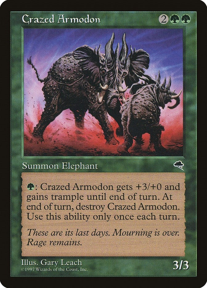 Crazed Armodon (220) (Tempest)