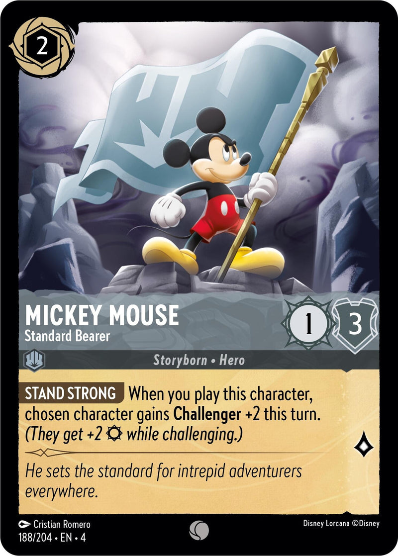 Mickey Mouse - Standard Bearer (188/204) (Ursula's Return)