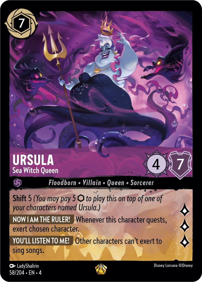 Ursula - Sea Witch Queen (58/204) (Ursula's Return)