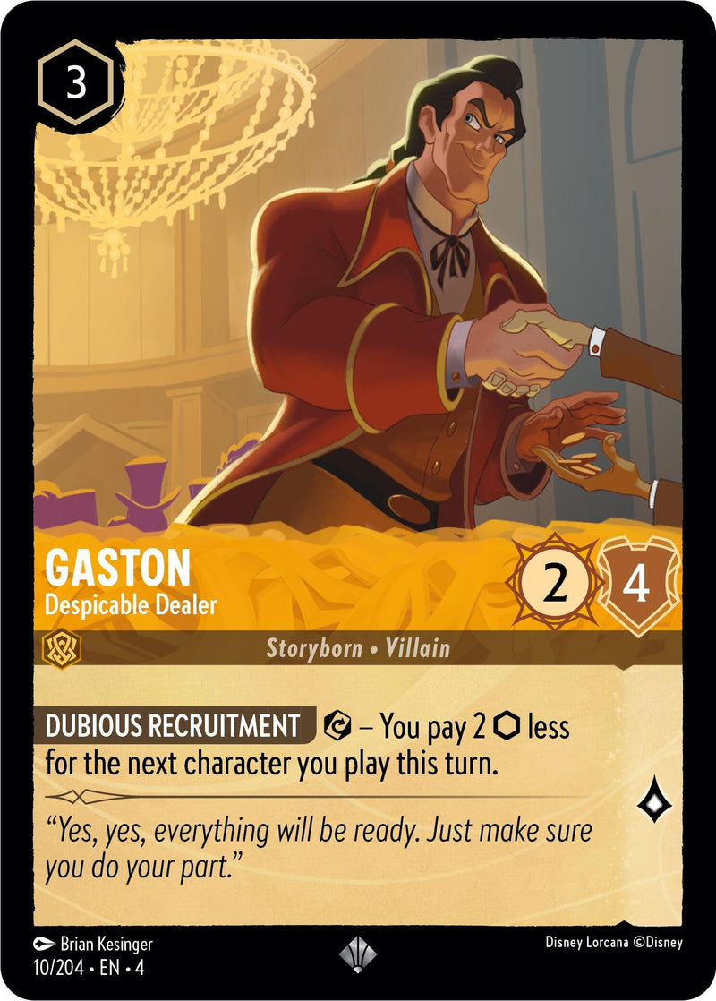 Gaston - Despicable Dealer (10/204) (Ursula's Return)