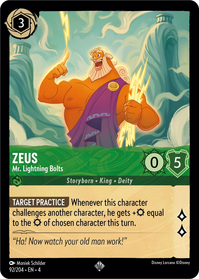 Zeus - Mr. Lightning Bolts (92/204) (Ursula's Return)