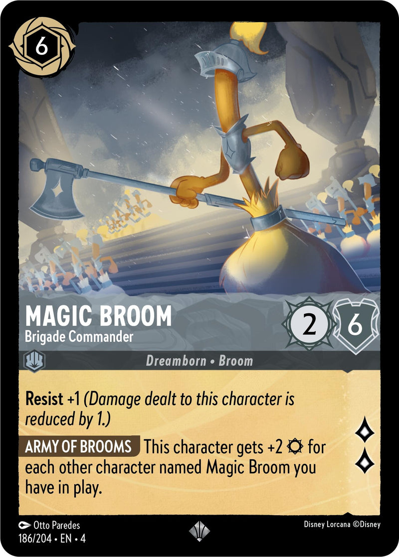 Magic Broom - Brigade Commander (186/204) (Ursula's Return)