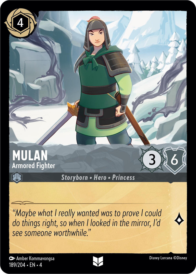 Mulan - Armored Fighter (189/204) (Ursula's Return)