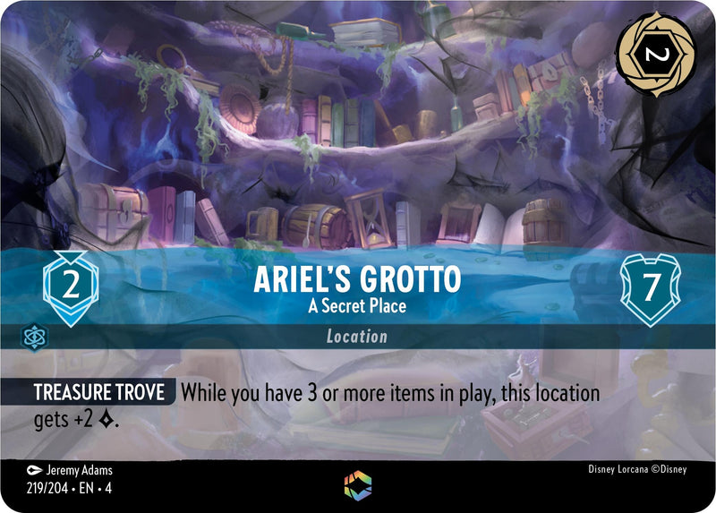 Ariel's Grotto - A Secret Place (Enchanted) (219/204) (Ursula's Return)