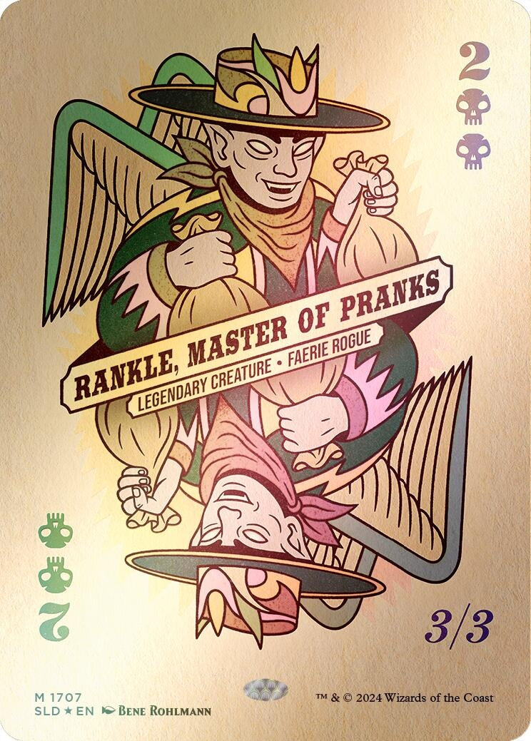 Rankle, Master of Pranks (Rainbow Foil) (1707) (Secret Lair Drop Series)