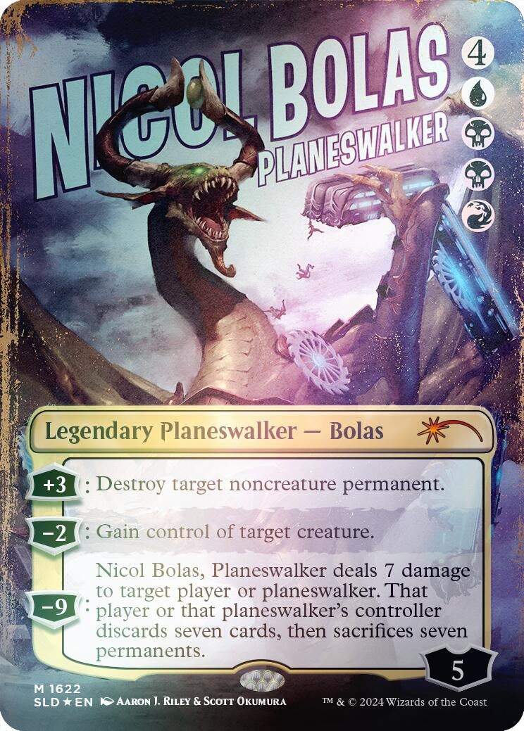 Nicol Bolas, Planeswalker (Rainbow Foil) (1622) (Secret Lair Drop Series)