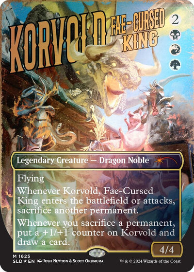 Korvold, Fae-Cursed King (Rainbow Foil) (1625) (Secret Lair Drop Series)