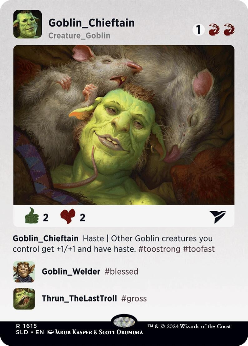 Goblin Chieftain (1615) (Secret Lair Drop Series)