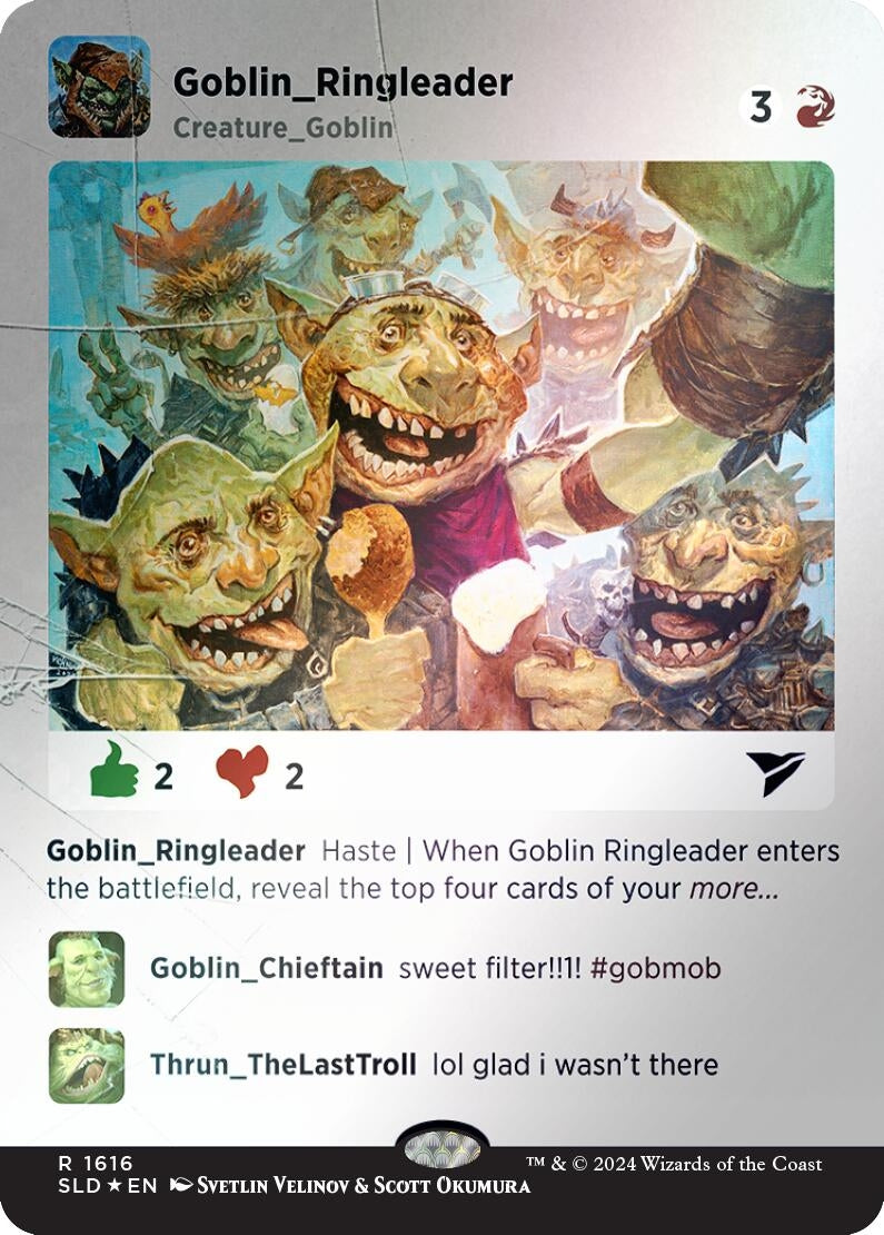 Goblin Ringleader (Rainbow Foil) (1616) (Secret Lair Drop Series)