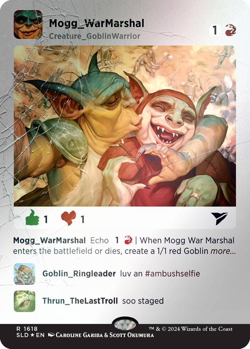 Mogg War Marshal (Rainbow Foil) (1618) (Secret Lair Drop Series)