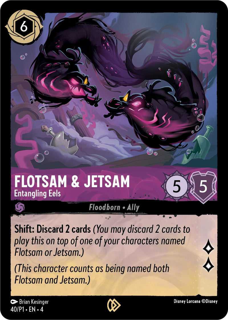 Flotsam & Jetsam - Entangling Eels (40) (Disney Lorcana Promo Cards)