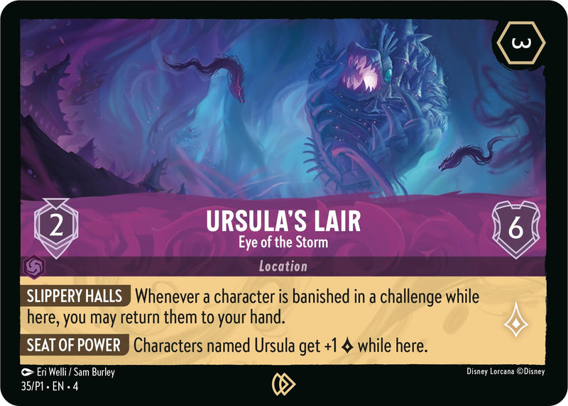 Ursula's Lair - Eye of the Storm (35) (Disney Lorcana Promo Cards)