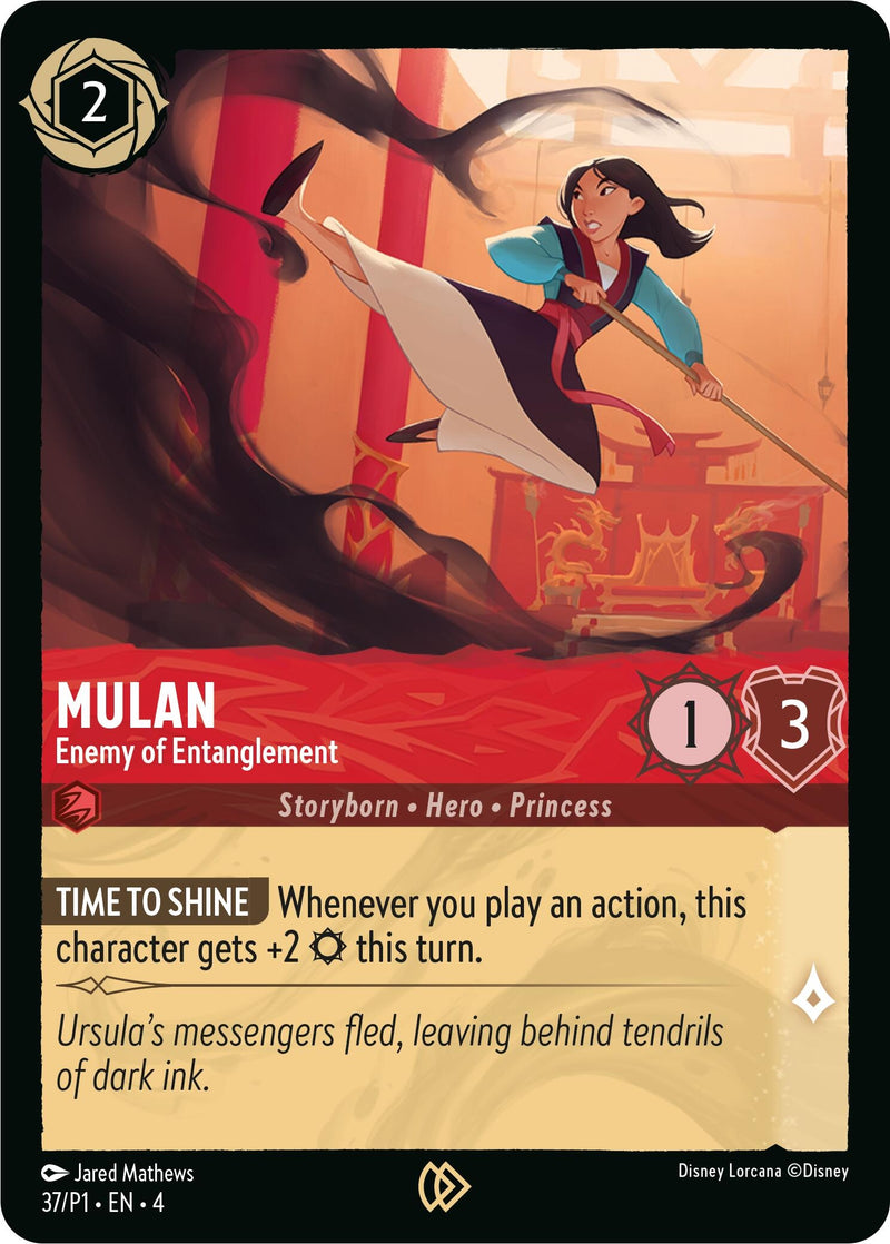 Mulan - Enemy of Entanglement (37) (Disney Lorcana Promo Cards)