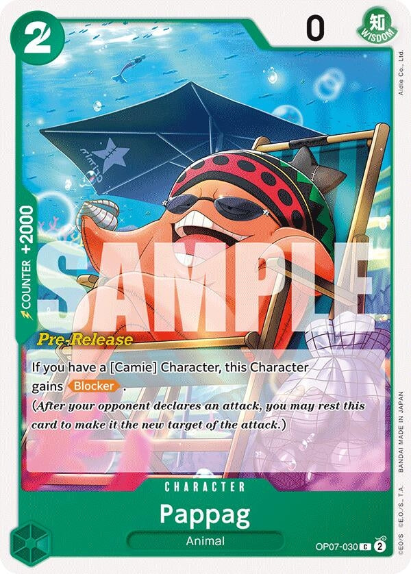 Image for Pappag (OP07-030) (500 Years in the Future Pre-Release Cards) - One Piece Card Game
