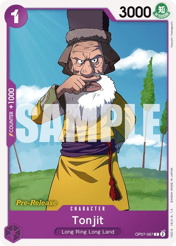 Image for Tonjit (OP07-067) (500 Years in the Future Pre-Release Cards) - One Piece Card Game