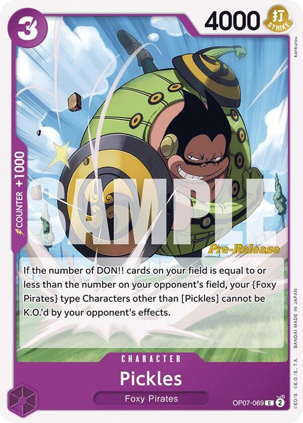 Image for Pickles (OP07-069) (500 Years in the Future Pre-Release Cards) - One Piece Card Game