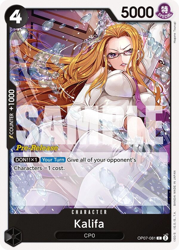 Image for Kalifa (OP07-081) (500 Years in the Future Pre-Release Cards) - One Piece Card Game