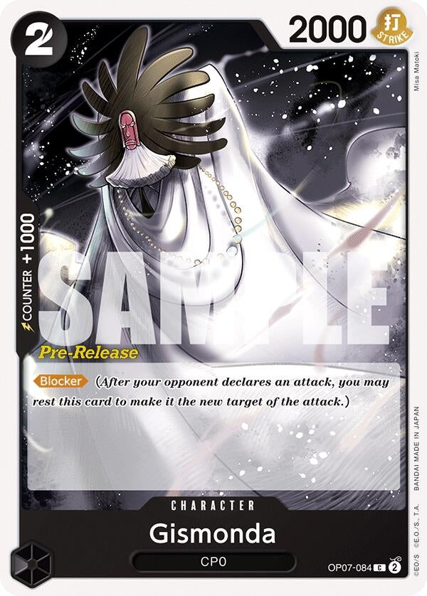 Image for Gismonda (OP07-084) (500 Years in the Future Pre-Release Cards) - One Piece Card Game