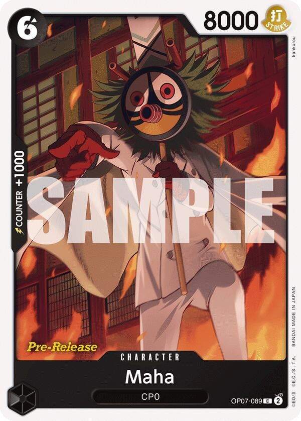 Image for Maha (OP07-089) (500 Years in the Future Pre-Release Cards) - One Piece Card Game