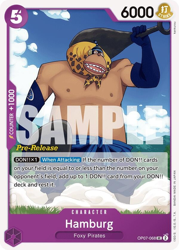 Image for Hamburg (OP07-068) (500 Years in the Future Pre-Release Cards) - One Piece Card Game
